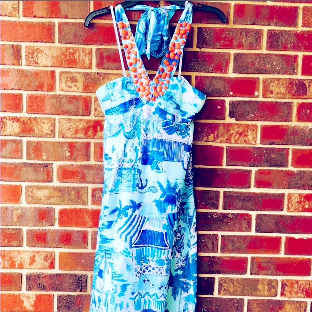 ❤️Lilly Pulitzer Resort Silk Maxi Size 2❤️